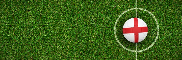 Composite image of football in england colours © vectorfusionart