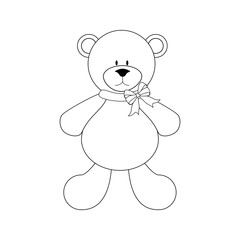 Bear toy illustration