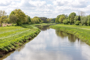 Fluss Hase in Niedersachsen, Deutschland