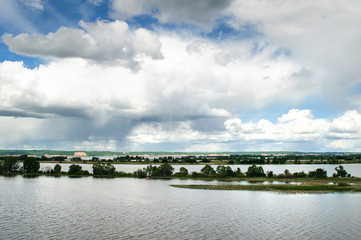 Fototapeta premium View of the Volga River.