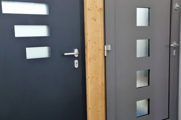 Haustüren und Innentüren in der Ausstellung