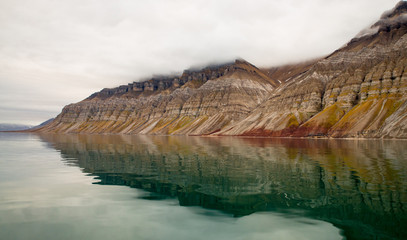 Arktische Landschaft in der Grönlandsee (Spitzbergen)