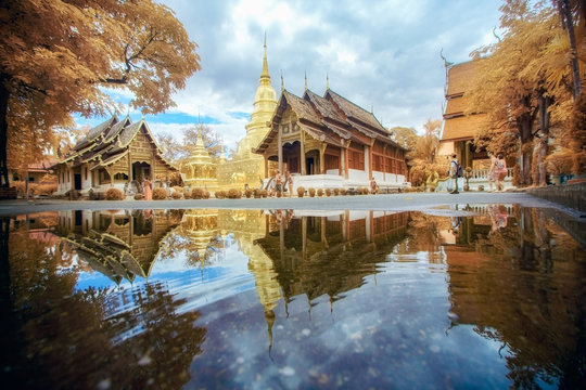 Wat Phra Sing Temple In Chiang Mai Thailand