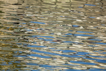 The smooth water as an abstract background