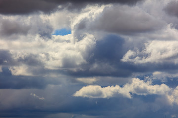 Clouds before the rain as a background