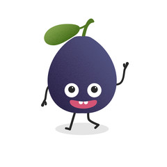 Vector summer fruits.