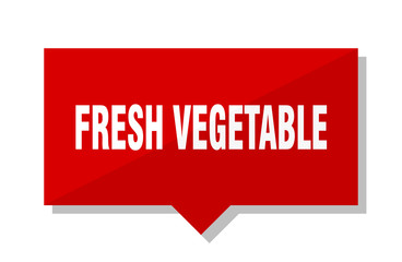 fresh vegetable red tag