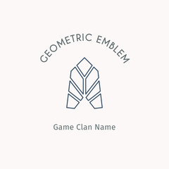 Vector geometric symbol