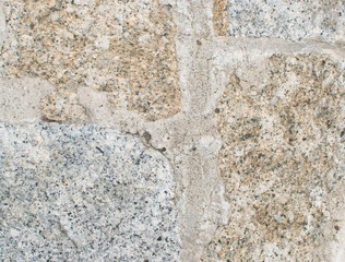 Old Stone Pavement Close Up