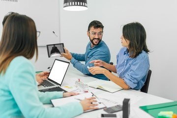 Obraz premium Designers working together