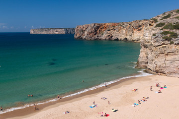Portugal landscapes beaches and sands on a summer holiday