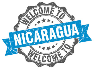Nicaragua round ribbon seal