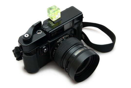 analogue camera with level