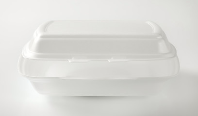 white fast food box