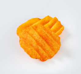 ridged potato chips
