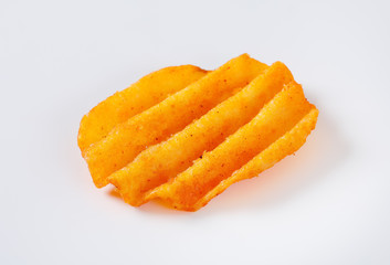 ridged potato chip