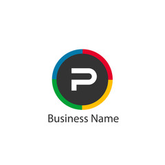 Letter P Logo Template Design