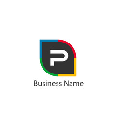 Letter P Logo Template Design