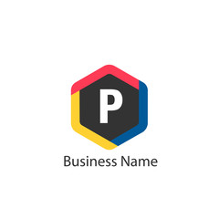 Letter P Logo Template Design