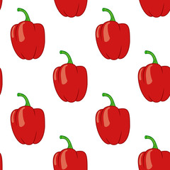 Paprika seamless pattern