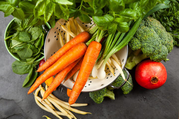 Assortment of fresh vegetables