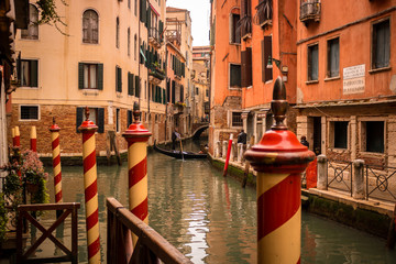 Veneza com Gondola.