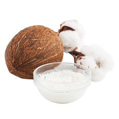 Natural hair treatment with coconut