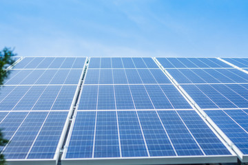 solar panels on the roof of a private home