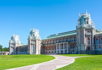 Tsaritsyno Palace in Moscow, Russia