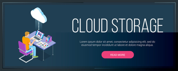 Cloud storage banner