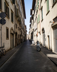 View on the street in Florence, Italy. October 2017.