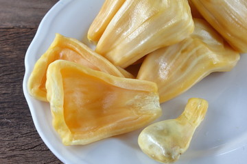 fresh sweet jackfruit delicious season  fruit in thailand
