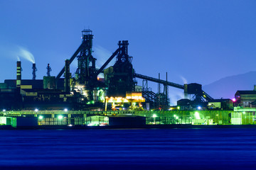 北九州工業地帯の夜景