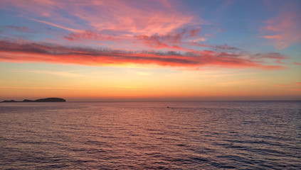 Sunset over Amsterdam