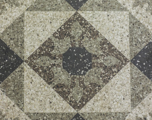floor tiles, kitchen pattern with abstract mosaic