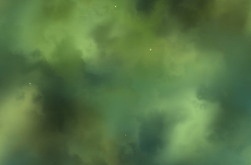 Colorful space nebula. Illustration, for use with projects on science, and education. Plasmatic nebula, deep outer space background with stars. Universe filled with stars, nebula and galaxy