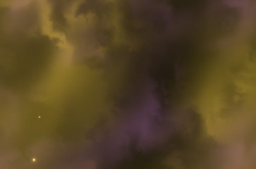 Colorful space nebula. Illustration, for use with projects on science, and education. Plasmatic nebula, deep outer space background with stars. Universe filled with stars, nebula and galaxy