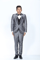 Figure, Business Man Stand in formal Suit