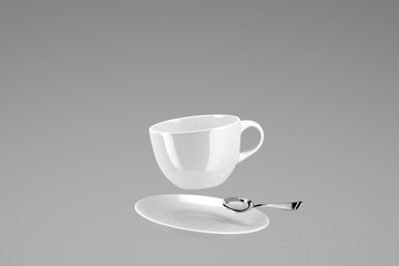 weightless cup of coffee