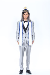 Figure, Business Man Stand in formal Suit