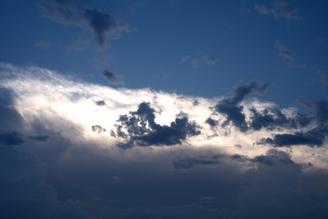 Fototapeta na wymiar sky,clouds,blue,air,white,nature,cloudscape,weather,light