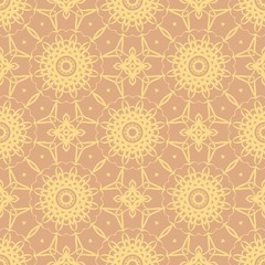 Line pattern on color background. Seamless geometric pattern. Vector illustration. For design, wallpaper, fashion, print.