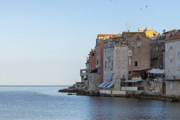 Obraz premium Cityscape of Rovinj town in Croatia