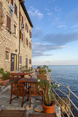 Cityscape of Rovinj town in Croatia