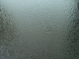 Steam on the glass
