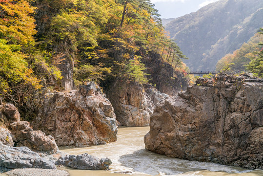 Ryuyo Gorge canyon Nikko Japan