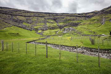 landscap in faroe island