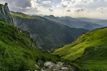 Obraz premium Stunning summer mountain landscape. Western Tatras. Poland.