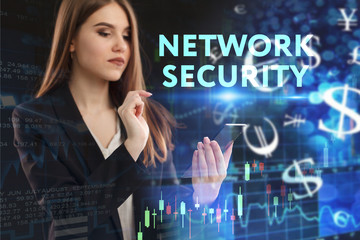 The concept of business, technology, the Internet and the network. A young entrepreneur working on...