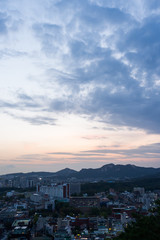 Bukhansan with Seoul